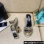 Versace Icon Crysatl Medusa Medallion Heel Mules PVC Silver 2022