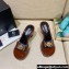 Versace Icon Crysatl Medusa Medallion Heel Mules PVC Brown 2022