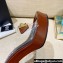 Versace Icon Crysatl Medusa Medallion Heel Mules PVC Brown 2022