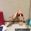 Valentino French Bows Leather Heel Mules Nude Pink 2022