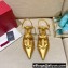 Valentino French Bows Leather Ballet Flats Gold 2022