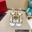Valentino Heel 9cm Roman Stud Calfskin sandals White 2022