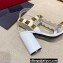 Valentino Heel 9cm Roman Stud Calfskin sandals White 2022