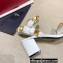 Valentino Heel 6cm Roman Stud Calfskin sandals White 2022