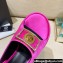 Versace Icon Medusa Medallion Heel Slingback Satin Fuchsia 2022
