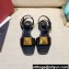 Valentino ONE STUD Flat sandals Black 2022