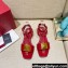 Valentino ONE STUD Flat sandals Red 2022