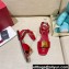 Valentino ONE STUD Flat sandals Red 2022