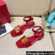 Valentino ONE STUD Flat sandals Red 2022