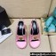 Versace Icon Medusa Medallion Heel Slingback Satin Pink 2022
