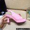 Versace Icon Medusa Medallion Heel Slingback Satin Pink 2022