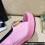 Versace Icon Medusa Medallion Heel Slingback Satin Pink 2022