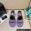 Versace Icon Crysatl Medusa Medallion Heel Mules Leather Purple 2022