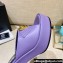 Versace Icon Crysatl Medusa Medallion Heel Mules Leather Purple 2022