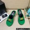 Versace Icon Crysatl Medusa Medallion Heel Mules Leather Green 2022