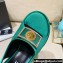 Versace Icon Medusa Medallion Heel Slingback Satin Green 2022