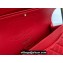Chanel Large/Jumbo Classic Flap Handbag A58600 in Caviar Leather with Edge Stitching Red/Gold