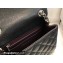Chanel Mini Classic Flap Handbag A01115 in Caviar Leather Black/Silver
