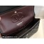 Chanel New Small Classic Flap Handbag A01113 in Caviar Leather with Edge Stitching Black/Silver