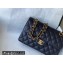 Chanel New Small Classic Flap Handbag A01113 in Caviar Leather with Edge Stitching Black/Gold