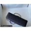 Chanel New Small Classic Flap Handbag A01113 in Caviar Leather with Edge Stitching Black/Gold