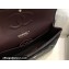 Chanel Medium Classic Flap Handbag A01112 in Caviar Leather with Edge Stitching Black/Silver