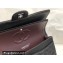 Chanel Medium Classic Flap Handbag A01112 in Caviar Leather Black/Silver