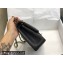 Chanel Medium Classic Flap Handbag A01112 in Caviar Leather Black/Gold