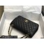 Chanel Medium Classic Flap Handbag A01112 in Caviar Leather Black/Gold
