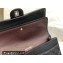 Chanel New Medium Classic Flap Handbag in Caviar Leather Black/Silver