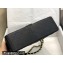 Chanel New Medium Classic Flap Handbag in Caviar Leather Black/Gold
