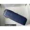Chanel Medium Classic Flap Handbag A01112 in Lambskin Navy Blue/Gold