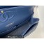 Chanel Medium Classic Flap Handbag A01112 in Lambskin Navy Blue/Gold