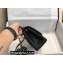 Chanel Mini Classic Flap Handbag A35200 in Lambskin Black/Silver