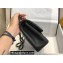 Chanel New Medium Classic Flap Handbag in Lambskin Black/Silver