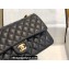 Chanel Medium Classic Flap Handbag A01112 in Lambskin Black/Gold