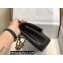 Chanel Medium Classic Flap Handbag A01112 in Lambskin Black/Gold