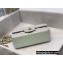 Chanel Mini Classic Flap Handbag A69900 in Lambskin Pearl Pale Silver
