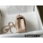 Chanel Mini Classic Flap Handbag A69900 in Lambskin Pearl Beige