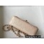 Chanel Mini Classic Flap Handbag A69900 in Lambskin Pearl Beige
