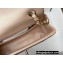 Chanel Mini Classic Flap Handbag A69900 in Lambskin Pearl Beige