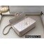 Chanel Mini Classic Flap Handbag A69900 in Lambskin Pearl Pale Pink
