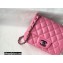 Chanel Mini Classic Flap Handbag A35200 in Lambskin Rainbow Pink/Yellow