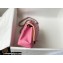 Chanel Mini Classic Flap Handbag A35200 in Lambskin Rainbow Pink/Yellow