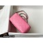 Chanel Mini Classic Flap Handbag A35200 in Lambskin Rainbow Pink/Yellow