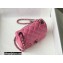 Chanel Mini Classic Flap Handbag A35200 in Lambskin Rainbow Pink/Yellow