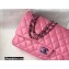 Chanel Medium Classic Flap Handbag A01112 in Lambskin Rainbow Pink/Yellow