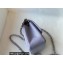 Chanel Mini Classic Flap Handbag A01115 in Caviar Leather with Edge Stitching Lavender/Silver