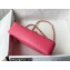 Chanel Medium Classic Flap Handbag A01112 in Caviar Leather Fuchsia/Gold