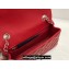 Chanel Small Classic Flap Handbag A01116 in Caviar Leather Red/Silver